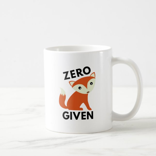 Nullfox gegeben kaffeetasse (Rechts)