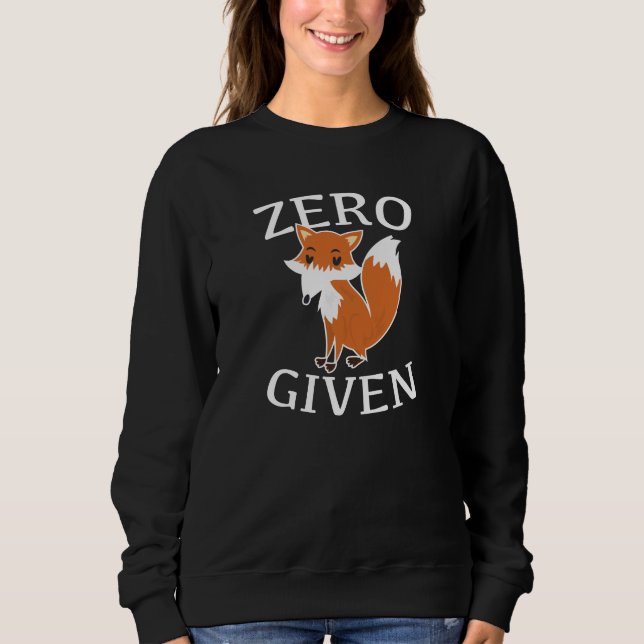 Nullfox gegeben sweatshirt (Vorderseite)