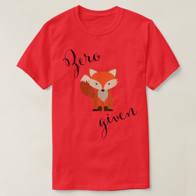 Nullfox gegeben T-Shirt (Design vorne)