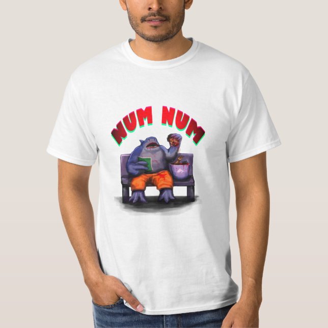 Num Num King Shark T-Shirt (Vorderseite)
