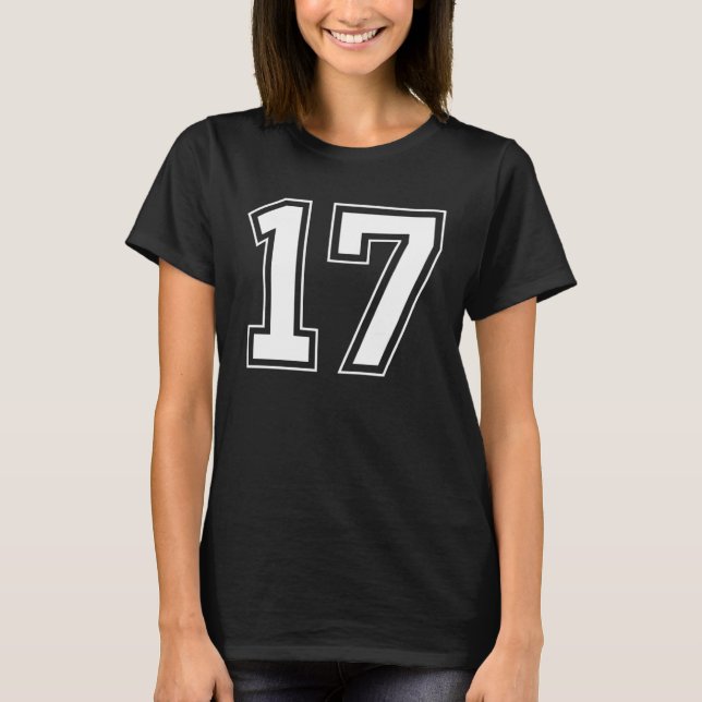 Number 17 T-Shirt (Vorderseite)