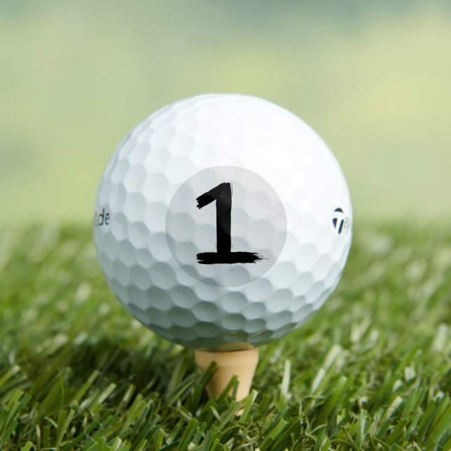 Number 1 Taylor Made TP5 Golfball (Insitu T-Shirt)