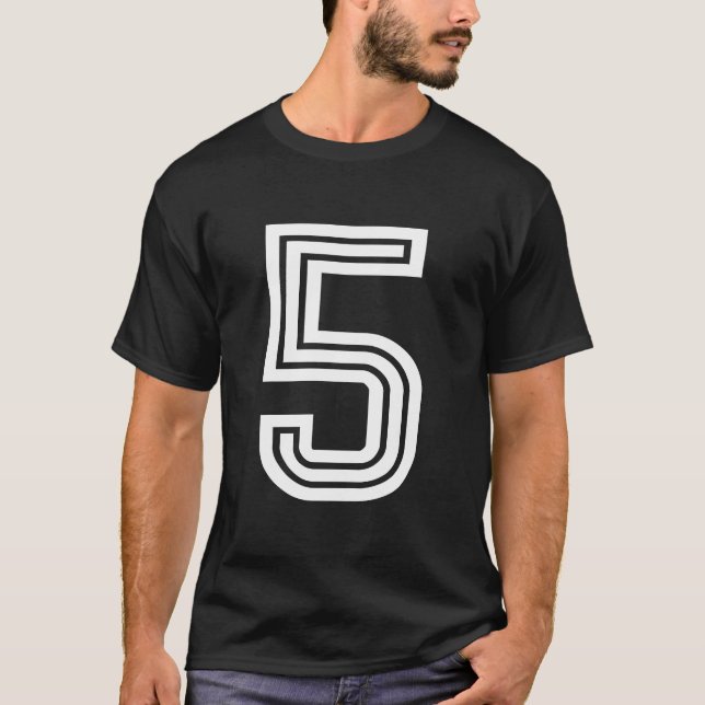 Number 5 T-Shirt (Vorderseite)