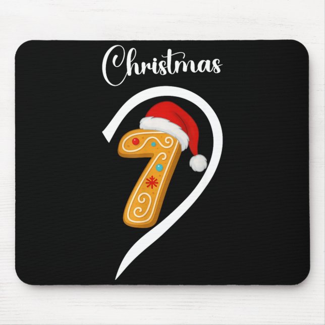 Number 67 Matching Christmas 6 7 Six Seven 6 7 Mem Mousepad (Vorne)