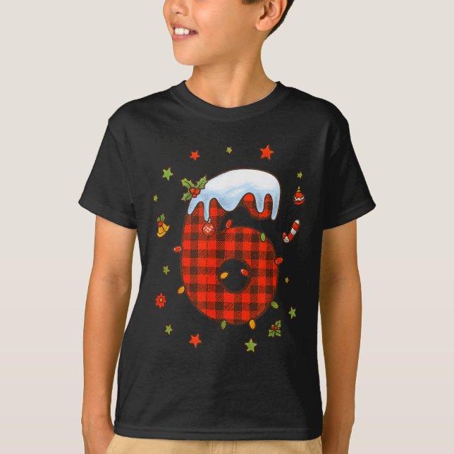 Number 67 Matching Christmas 6 7 Six Seven 6-7 Mem T-Shirt (Vorderseite)