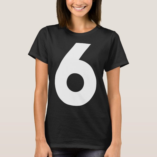 Number 6 Front  T-Shirt (Vorderseite)
