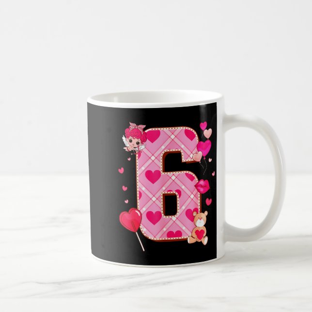 Number 6 Matching 67 Meme 6 7 Couple Matching Vale Kaffeetasse (Rechts)