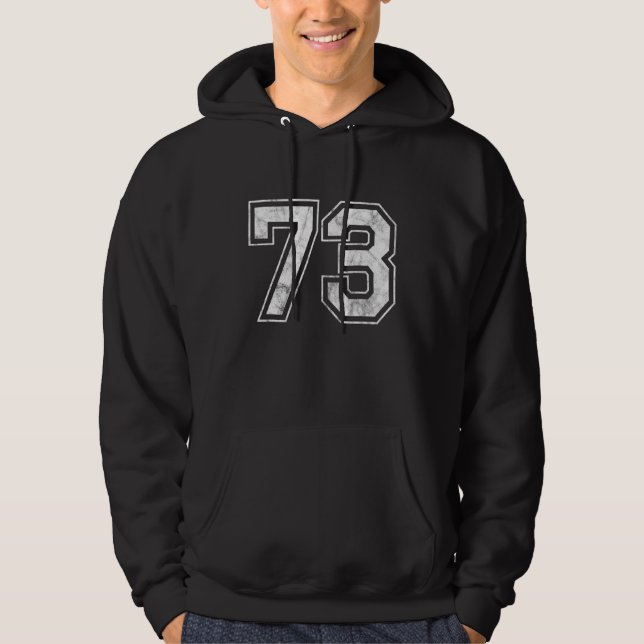 Number 73 hoodie (Vorderseite)