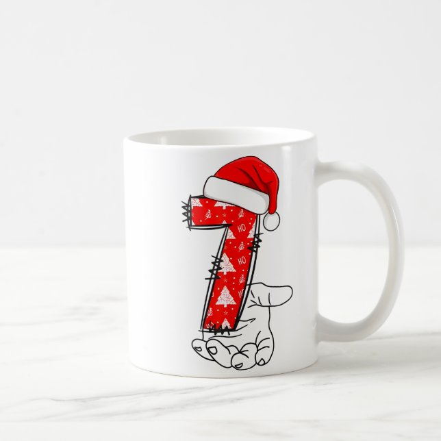 Number 7 Matching 67 Meme Christmas Costume Men Wo Kaffeetasse (Rechts)