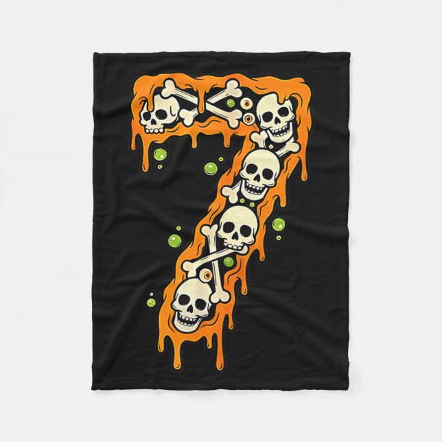 Number 7 Six Seven 6 7 Meme Funny Design Couples H Fleecedecke (Vorderseite)
