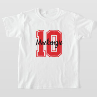 Number And Name Personalized  T-Shirt