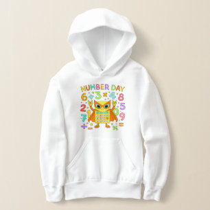 Number Day 2026 Süße Mathe Hoodie für Kinder