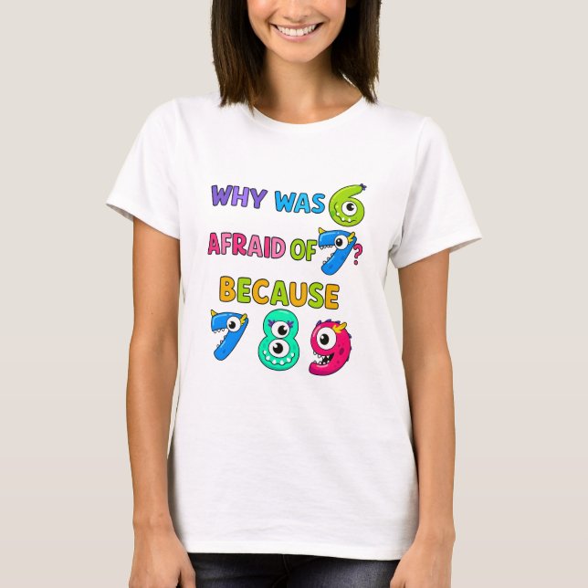 Number Day Funny Maths 7 8 9 T Shirt for Teachers (Vorderseite)
