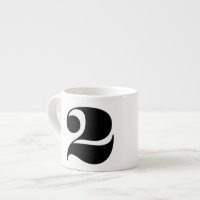 Number Espresso Coffee Tasse