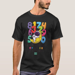 Number Learning Computer Anzug matc day Math O T-Shirt