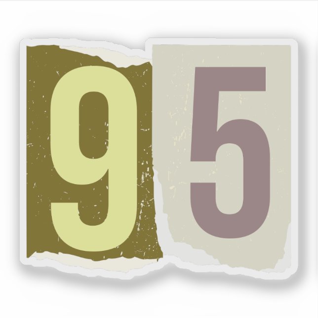 Number Magazine Ransom 95 Aufkleber (Vorderseite)