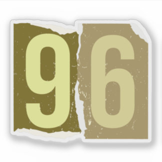 Number Magazine Ransom 96 Aufkleber