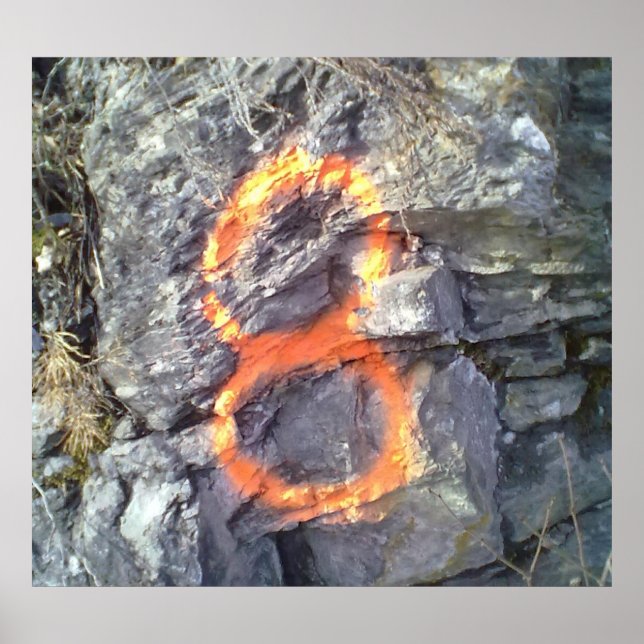 Number Mountain 8 Poster (Vorne)