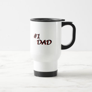 Number One Dad Tasse - rot