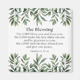 Numbers 6:24-26 The Lord Bless You and Keep You Magnet