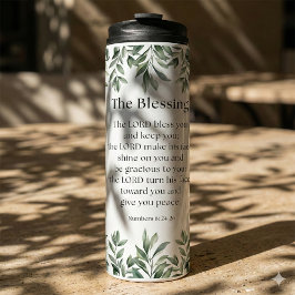 Numbers 6:24-26 The Lord Bless You and Keep You Thermosbecher