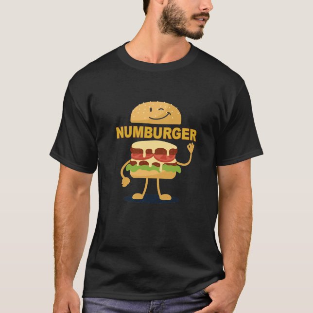 numburger logo .burger tshirt (Devant)