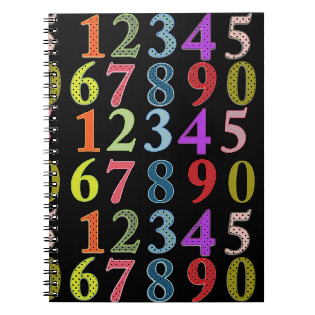 Numeral-Notebook Notizblock (Vorderseite)