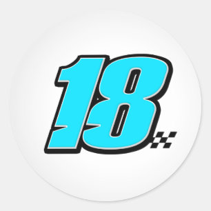 Numéro 18 - Autocollant