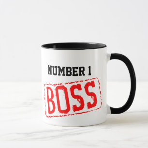 Numéro 1 Mug de café du patron   Motivation