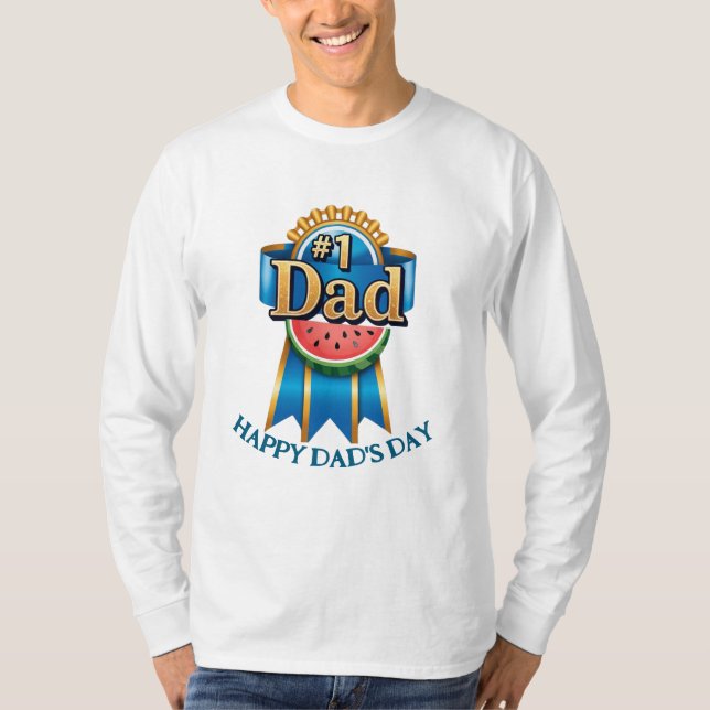 Numéro 1 Papa - Fête du papa T-shirt personnalisé  (Devant)