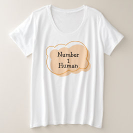 Numéro 1 T-shirt humain