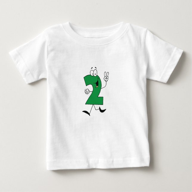 Numéro 2e Anniversaire Tshirts et cadeaux (Devant)