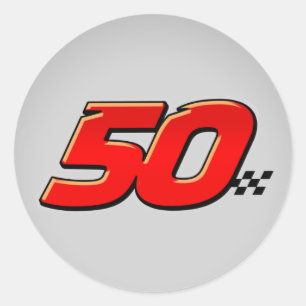 Numéro 50 - Autocollant