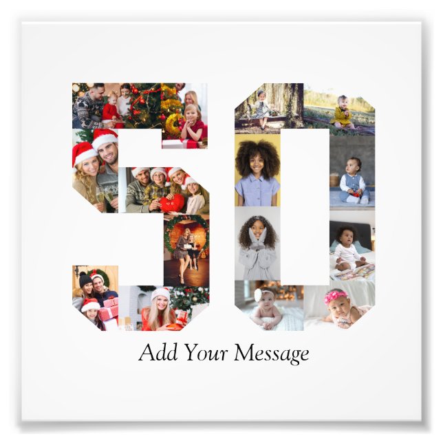 Numéro 50 Collage photo (Devant)