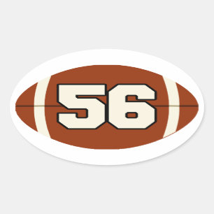 Numéro 56 Sticker de football