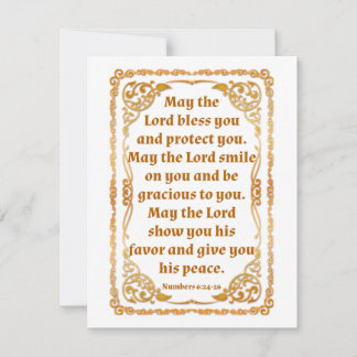 Numéro de carte 6:24-26