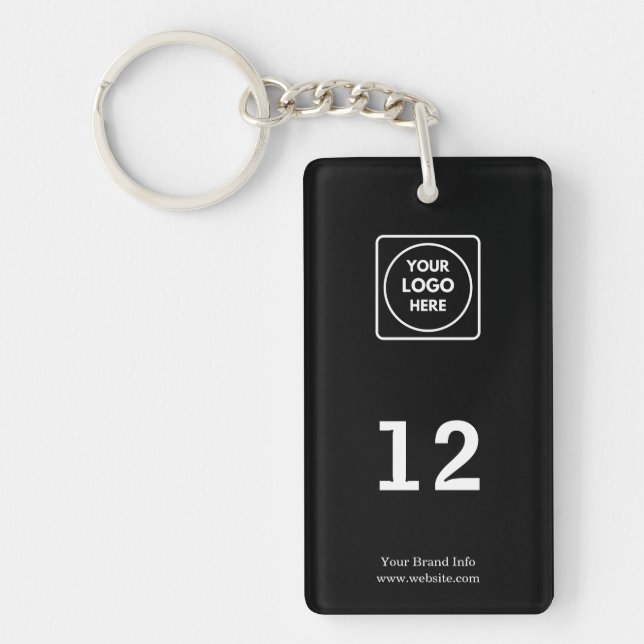 Numéro de chambre noire Porte - clé | Hôpital Pers (Devant)