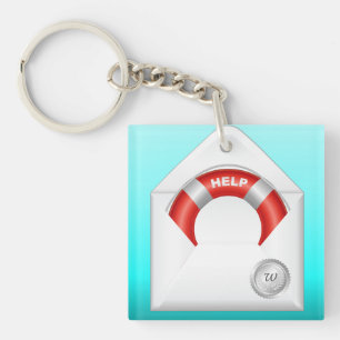 Numéro de contact d'urgence Porte - clé - Voir ret