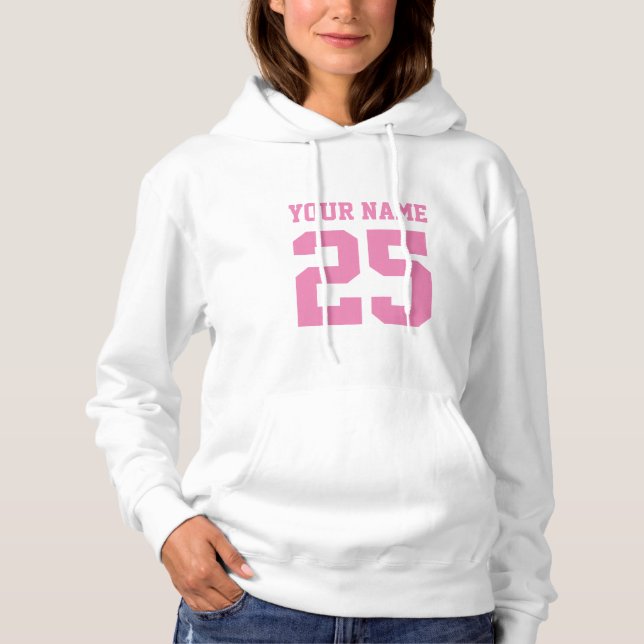 Numéro de maillot de football personnalisé sweat - (Devant)
