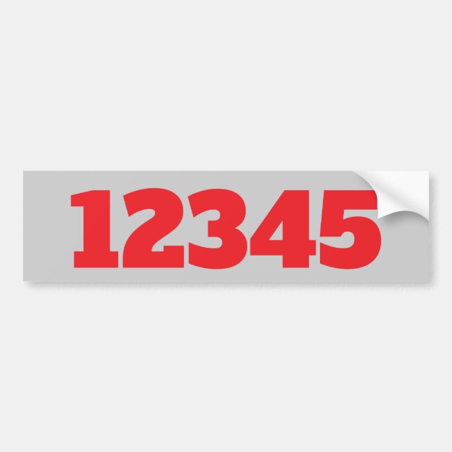 Numéro de maison Sticker modifier le texte (Devant)