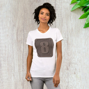 Numéro de métal Huit T-shirt femme