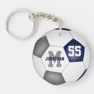 numéro de nom du joueur gris bleu sac de football