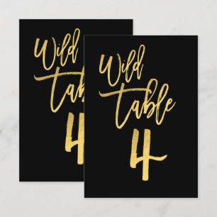 Numéro de table 4 pour une fête d'anniversaire sau
