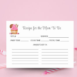 Numéro De Table Aquarelle rose Baby shower Cupcake Recette