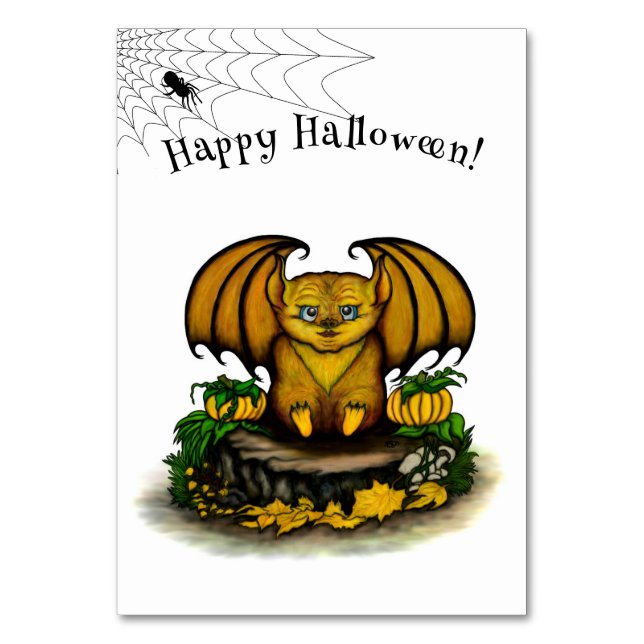 Numéro De Table Bat d'Halloween mignonne (Par défaut)