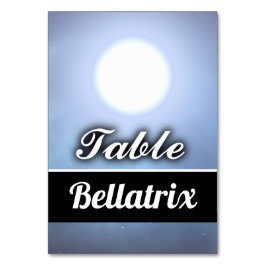 Numéro De Table Bellatrix