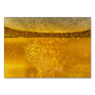 Numéro De Table Bière Galaxy une mousse céleste d'étanchement
