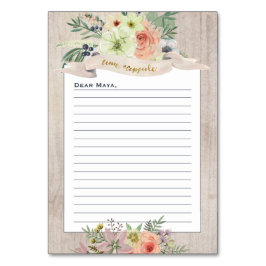 Numéro De Table Boho Floral Rustique Baby shower temps Capsule Car