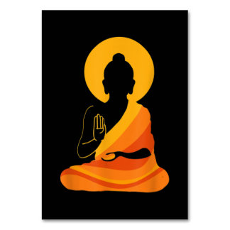 Numéro De Table Bouddha YingYang Zen Yoga, Détendez-vous, Profitez