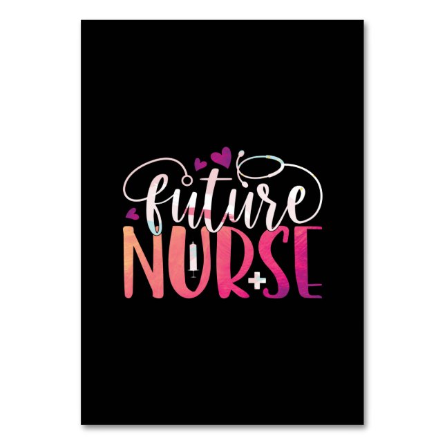 Numéro De Table Cadeau infirmière | future infirmière (Par défaut)